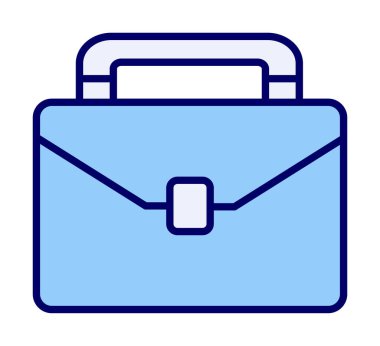 evrak çantası web basit simge illüstrasyonu