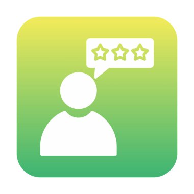 Müşteri İncelemesi, geribildirim ikonu vektör çizimi