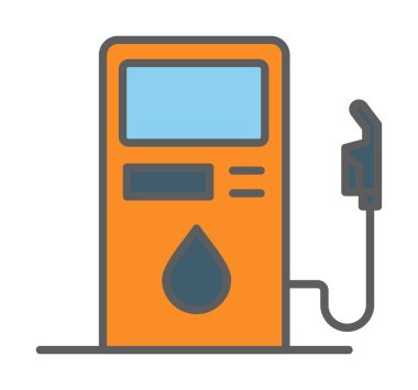 Yakıt İstasyonu simgesi taslak biçimi