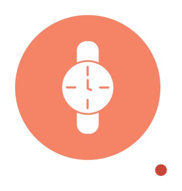 Saat, zamanlayıcı simgesi vektör çizimi 