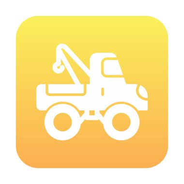 Yapı vinç simgesi, vektör illüstrasyon tasarımı