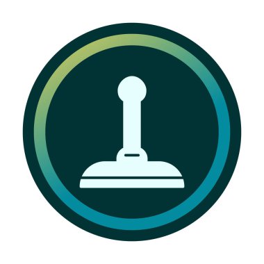 Lastik Damga Web simgesi vektör illüstrasyonu