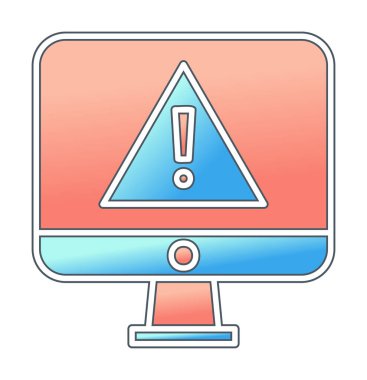 ünlem işareti, uyarı simgesi vektör illüstrasyonu