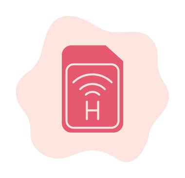 SIKart simgesi, vektör illüstrasyonu basit tasarım