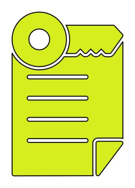 Notes web icon, vector illustration