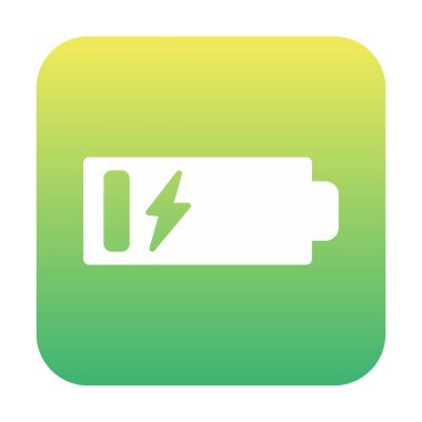 pil simgesi. renk çizgisi çizimi 