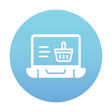 Projeniz için çevrimiçi alışveriş simgesi