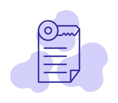 Notes web icon, vector illustration