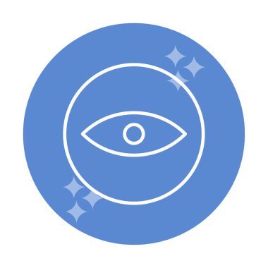 Göz simgesi, vektör illüstrasyon tasarımı 