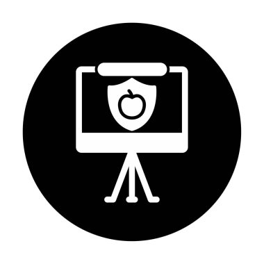 Beyaz arkaplanda besin sunum vektörü illüstrasyonu