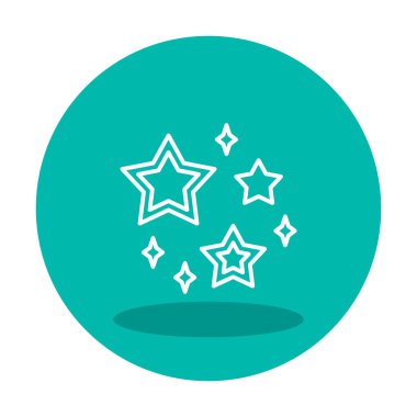 yıldızların vektör illüstrasyonu