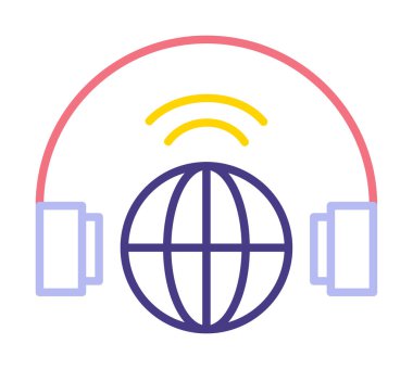 genel destek simgesi vektör illüstrasyonu