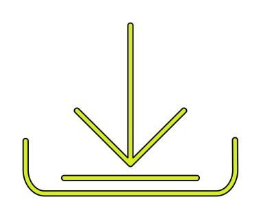  Simge indir, vektör illüstrasyonu basit tasarım