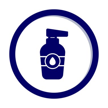 Beyaz arkaplanda bebek yağı vektör illüstrasyonu