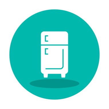 buzdolabı vektör simgesi çizelgesi çizimi