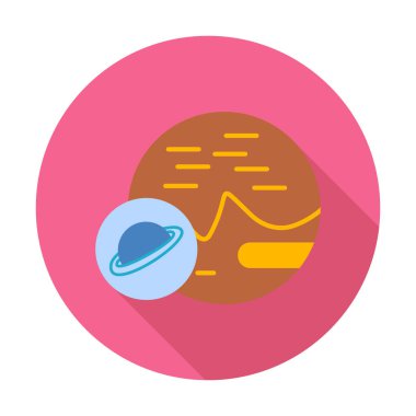 UFO simgesi vektör illüstrasyonu