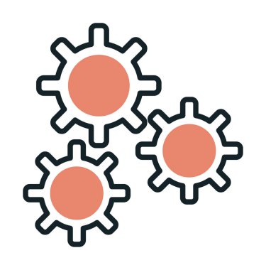 Ayar web simge vektör çizim