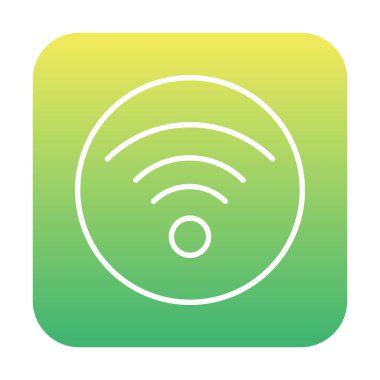 wifi simgesi, vektör illüstrasyonu basit tasarım