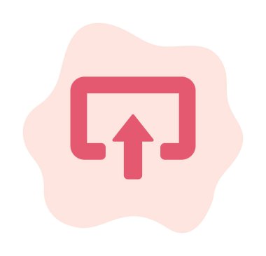 Girdi düz vektör simgesi