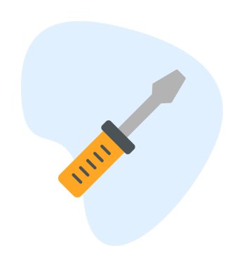 tornavida ikonu vektör çizimi