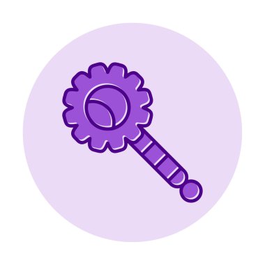 Çıngırak modern simgesinin vektör çizimi