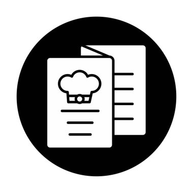 Menü web simgesi, vektör çizim