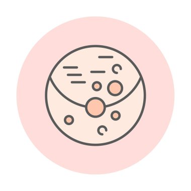 Venüs web simgesi, vektör illüstrasyonu