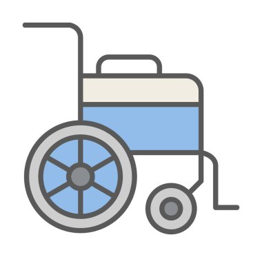 Tekerlek Sandalyesi vektör illüstrasyonu