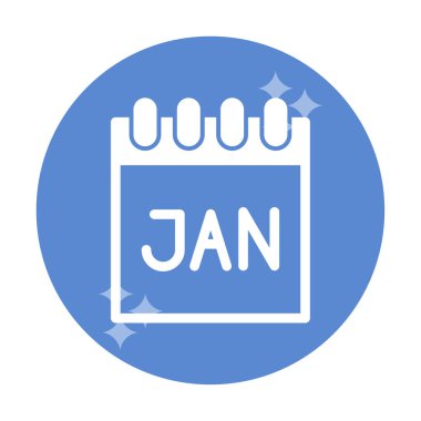 Takvim düzlüğü simgesi, vektör illüstrasyonu 