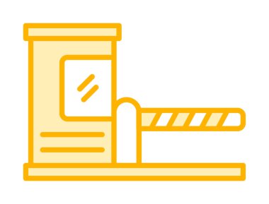 Park engeli simgesinin web illüstrasyonu