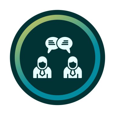 Kullanıcılar iletişim konsepti vektör illüstrasyonunu sohbet