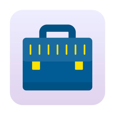 evrak çantası simgesi izole edilmiş web illüstrasyonu