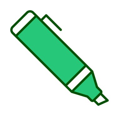 Vurgulama simgesi web basit illüstrasyon