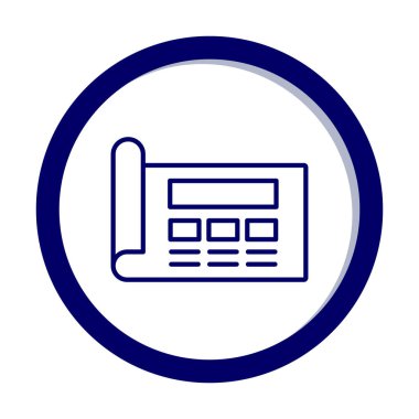 Şablon simgesi, vektör illüstrasyonu basit tasarım