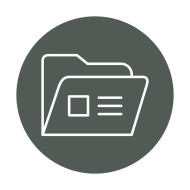 dizin vektör simgesi, web illüstrasyonu