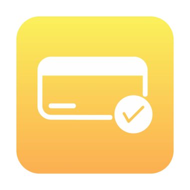 Kredi kartı ikonu vektör illüstrasyonu