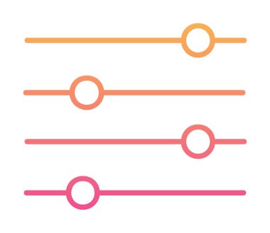 Ayar web simge vektör çizim