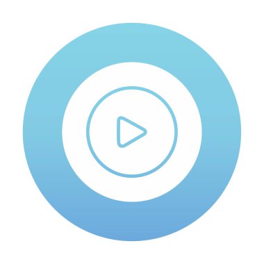 Oynatma düğmesi vektör çizimi