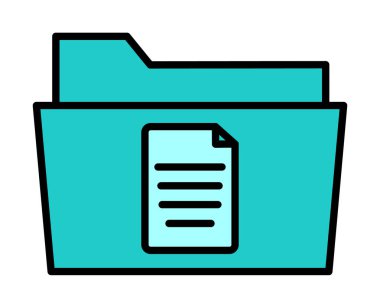 dizin vektör simgesi, web illüstrasyonu