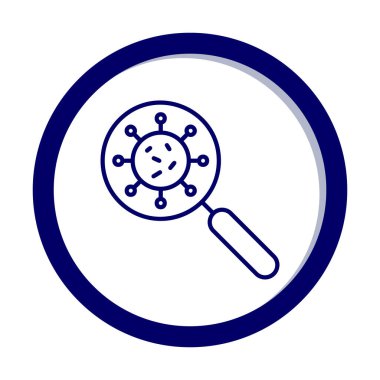 Virüs Arama Vektörü illüstrasyonu