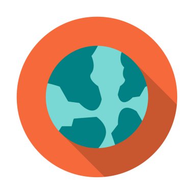 Dünya web simgesi vektör illüstrasyonu