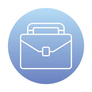 evrak çantası web basit simge illüstrasyonu