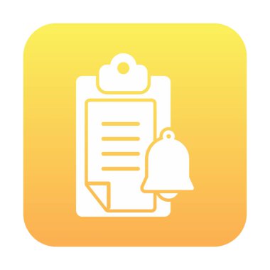 bildirim simgesi vektör illüstrasyonu. 