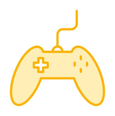 Basit bir oyun alanı simgesi, renkli kontrol simgesi. Vektör illüstrasyonu