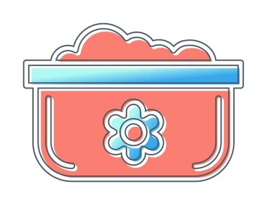 Bulaşık Otu Ağı simgesi, vektör illüstrasyonu 