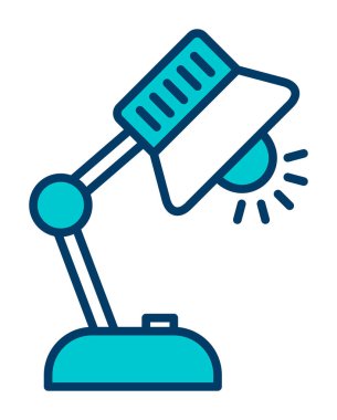 tablo lambası vektör illüstrasyonu