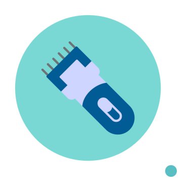 Basit Elektrik Shaver simgesi, vektör illüstrasyonu