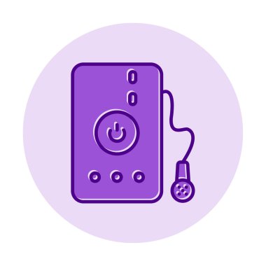 Su banyosu web simgesi, illüstrasyon