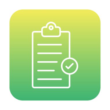 Basit Pano Tamamlanmış simge, vektör illüstrasyonu