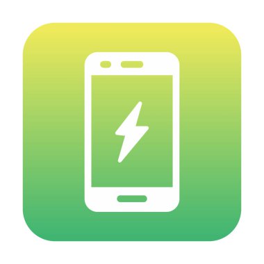 Mobil simge vektör illüstrasyonunu şarj et